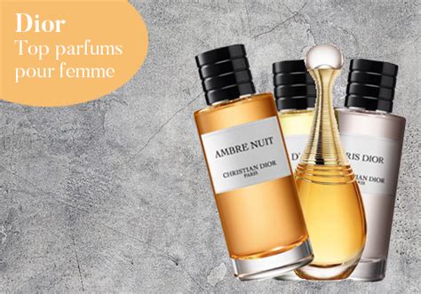 meilleur parfum femme dior